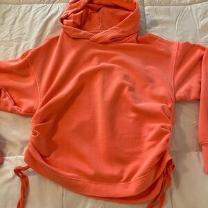 Aerie Coral Hoodie Sweatshirt
